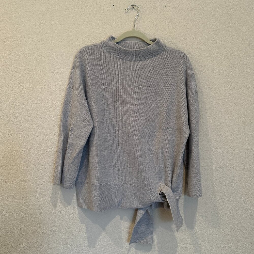Chico's Grey Sweater with Side Tie (Chico's Size 2)
